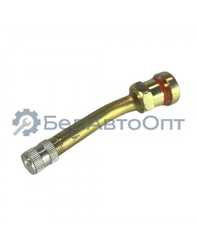 вентиль шины бескамер 16/70мм 27град металл гнутый