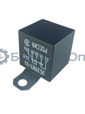 реле стартера 35.3787-50 24в 15/15а 5-конт с кроншт аналог 738.3747-50 камаз евро эми