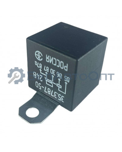 реле стартера 35.3787-50 24в 15/15а 5-конт с кроншт аналог 738.3747-50 камаз евро эми