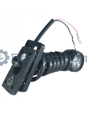 фонарь зад габарит полн кр/бел 24в /-обр лев 29.3731л