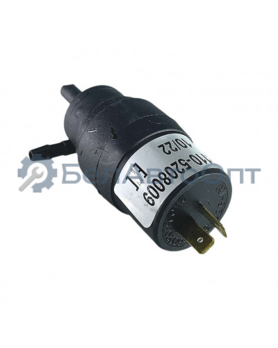 Электродвигатель омывателя ВАЗ-2108 ГАЗ 2110-5208009 бок мотор 12В 10Вт