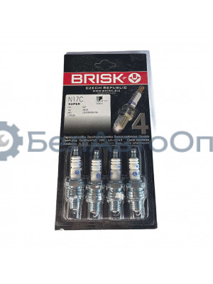 свеча n17 brisk 1316 д-402 ключ на 21мм m14х1,25 компл 4шт