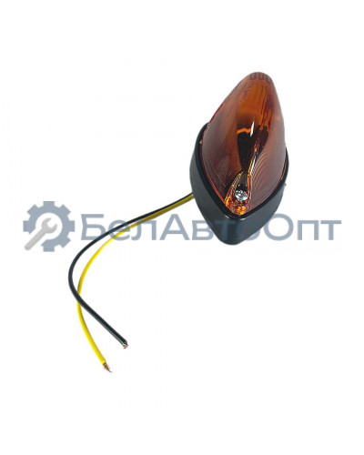 фонарь автопоезда 631.3731-01 аналог пф-233-а 112.99.30 капля желтый 24в led