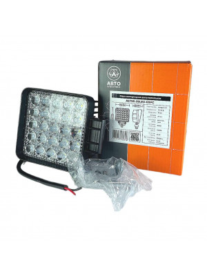 фара раб осв квадрат led 25*3=75w 10-30в рассеив свет ae75s-25led-65pc