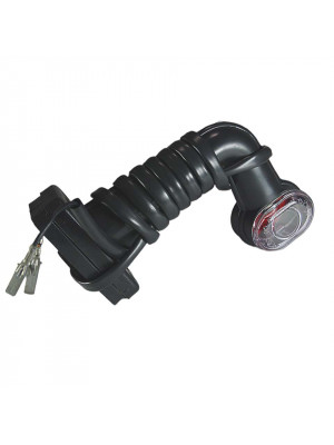 фонарь зад габарит полн кр/бел 24в г-обр прав 112.06.47-08 руденск