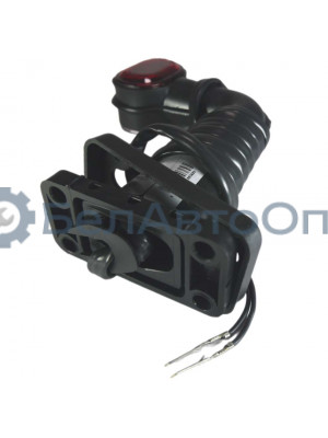 фонарь зад габарит полн кр/бел 24в г-обр прав 112.06.47-08 руденск