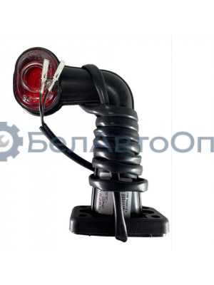 фонарь зад габарит полн кр/бел 24в г-обр лев 112.06.47-09 руденск