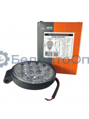 фара раб осв круг led 14*3=42w 10-30в рассеив свет 115*28*172мм ae42r-14led-28pc