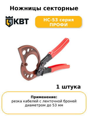 Ножницы секторные НС-53 серия ПРОФИ