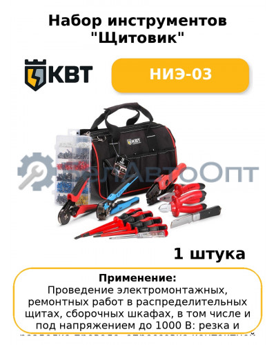 Набор инструментов "Щитовик" НИЭ-03