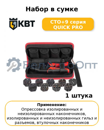 Набор в сумке СТО+9 серия QUICK PRO