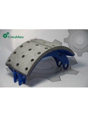 Колодка тормозная НЕФАЗ, КамАЗ СПЕЦМАШ 6520-3501090-СМ