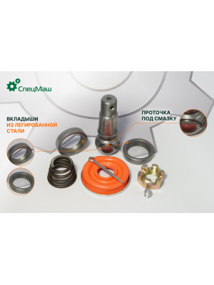 Ремкомплект силового цилиндра МАЗ СПЕЦМАШ РК-ЦГ80-280-360