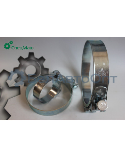 Хомут металлорукава ЗИЛ, ГАЗ КамАЗ, МАЗ СПЕЦМАШ ХОМ МЕТ-90