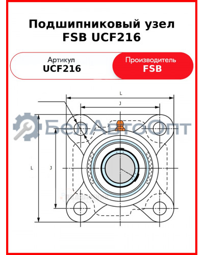 Подшипниковый узел FSB UCF216