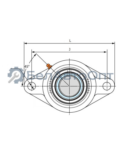 Подшипниковый узел FYH UCFL211