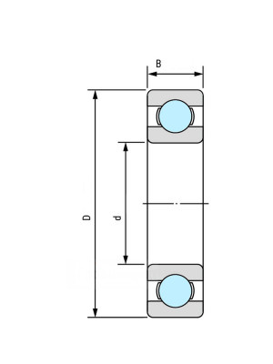 Подшипник NSK 6202 CM