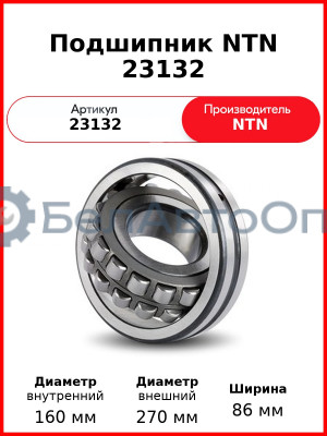 Подшипник NTN 23132