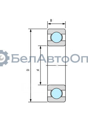 Подшипник NSK 6409