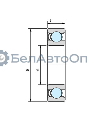 Подшипник NSK 6016 ZCM