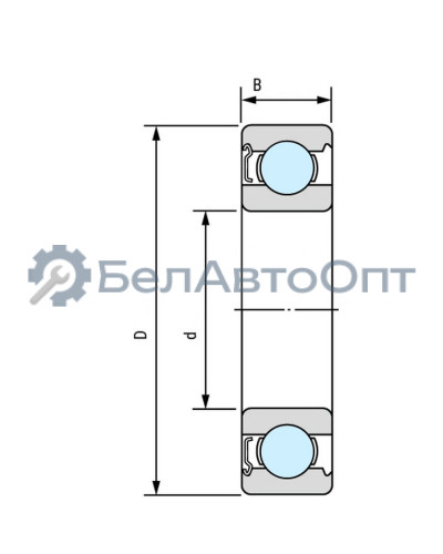 Подшипник NSK 6016 ZCM