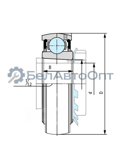 Подшипник INA GSH30-2RSR-B