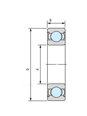 Подшипник NSK 6816 VV