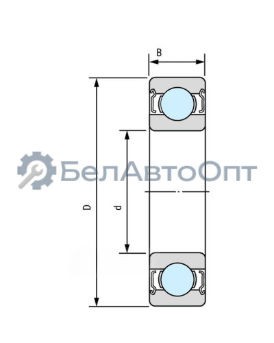 Подшипник NSK 6020 DDU
