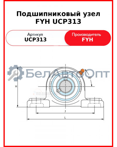 Подшипниковый узел FYH UCP313