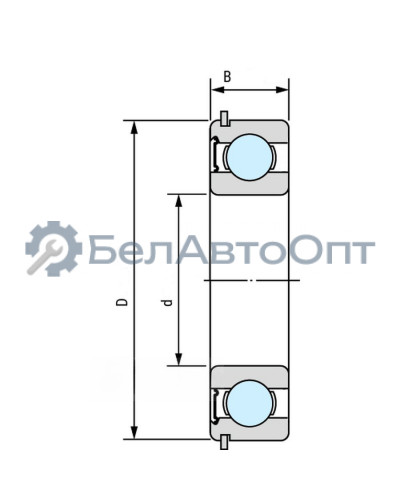 Подшипник NSK 6306 ZNR