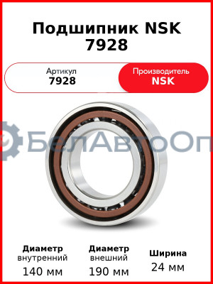 Подшипник NSK 7928