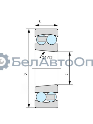 Подшипник NSK 2207 KС3