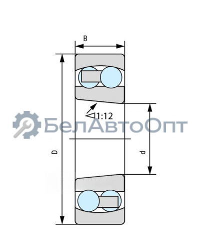 Подшипник NSK 1211 KС3