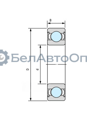 Подшипник NSK 6209 ZZC3