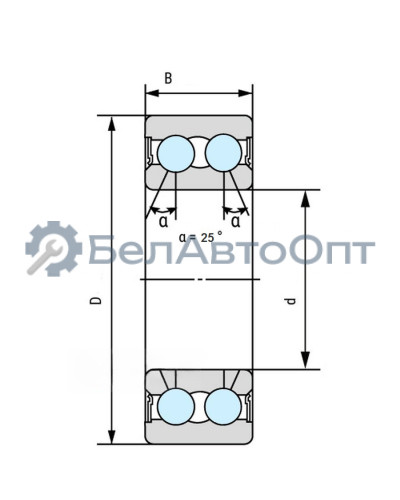 Подшипник NSK 3303 B-2RSRTNGC3