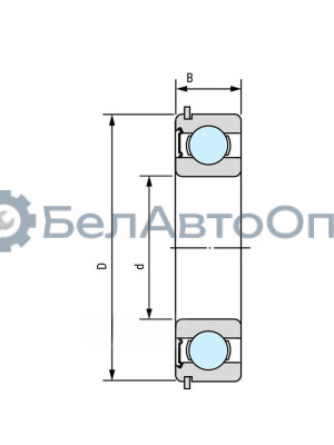 Подшипник NSK 6307 ZZNRC3