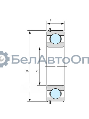 Подшипник NSK 6206 NR