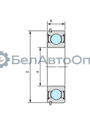 Подшипник NSK 6206 DDUNR