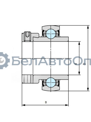 Подшипник INA GE55-XL-KRR-B