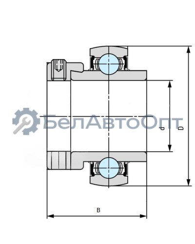 Подшипник INA GE55-XL-KRR-B