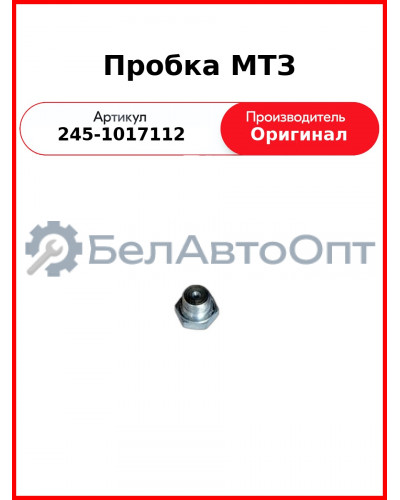 Пробка МТЗ (245-1017112