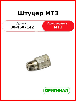 Штуцер МТЗ (80-4607142