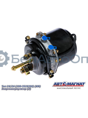 Камера тормозная ЗИЛ, КАМАЗ, МАЗ, КРАЗ "Автомагнат" (AM-31-009) Tип 24/24 (100-3519200