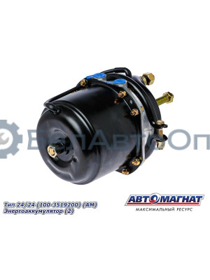 Камера тормозная ЗИЛ, КАМАЗ, МАЗ, КРАЗ "Автомагнат" (AM-31-009) Tип 24/24 (100-3519200