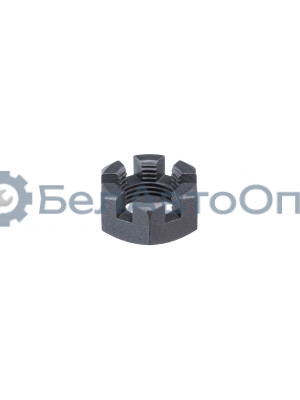 Гайка МАЗ пальца рулевого М24х2 корончатая тефлон (М24x2.0хSW36xH18) "Автомагнат" (AM-46-150)(Комплект 2 шт.) 251035