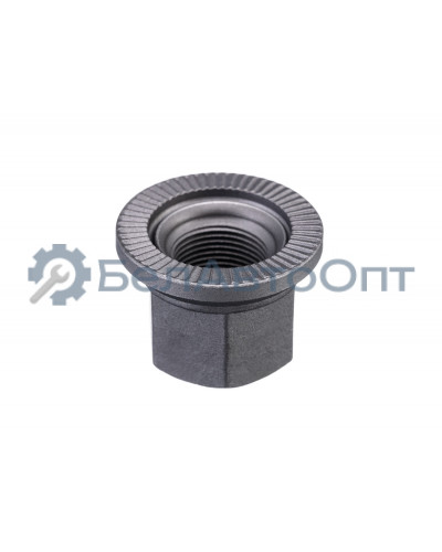 Гайка колеса Евро (с насечкой на юбке против отворачивания) М22х1,5, ТЕФЛОН (ключ 32мм)  "Автомагнат" (AM-46-143)(Комплект 10 шт.) 93865-3104038-02