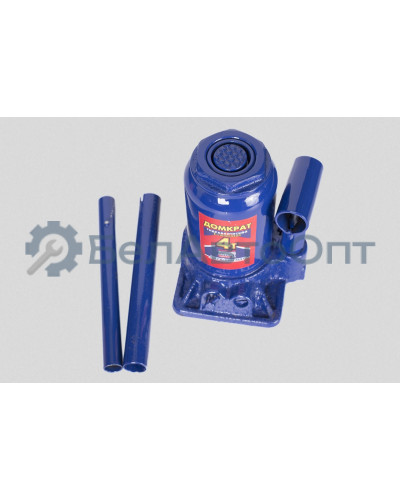 Домкрат 4 т. Двухштоковый (TUV)   (Мин.150 мм, Мах: 350мм) с предохранительным клапаном (картонная упаковка) "Автомагнат" (AM-13-K2-002