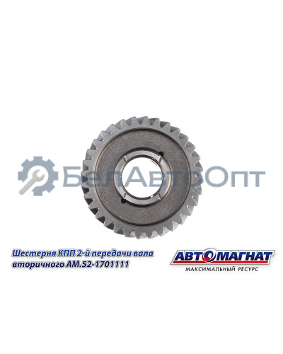 Шестерня КПП ГАЗ-3307, 3308, 53, 66 "Автомагнат" (AM-55-116) 52-1701111