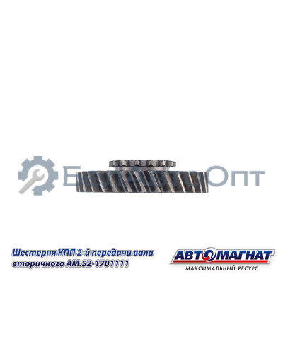 Шестерня КПП ГАЗ-3307, 3308, 53, 66 "Автомагнат" (AM-55-116) 52-1701111