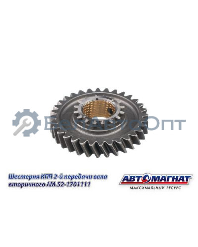 Шестерня КПП ГАЗ-3307, 3308, 53, 66 "Автомагнат" (AM-55-116) 52-1701111